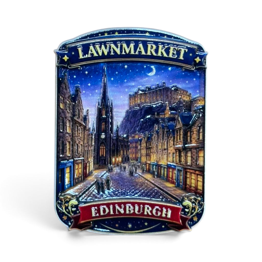 Lawnmarket Edinburgh Scenic Magnet