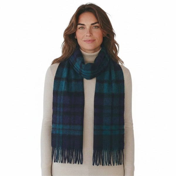 100% Lambswool Scarf Black Watch