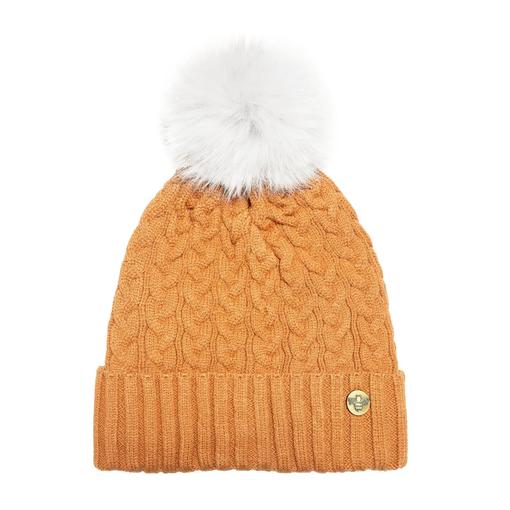 House of Celtic Cable Knit Hat - Cappucino Travel Outfitters