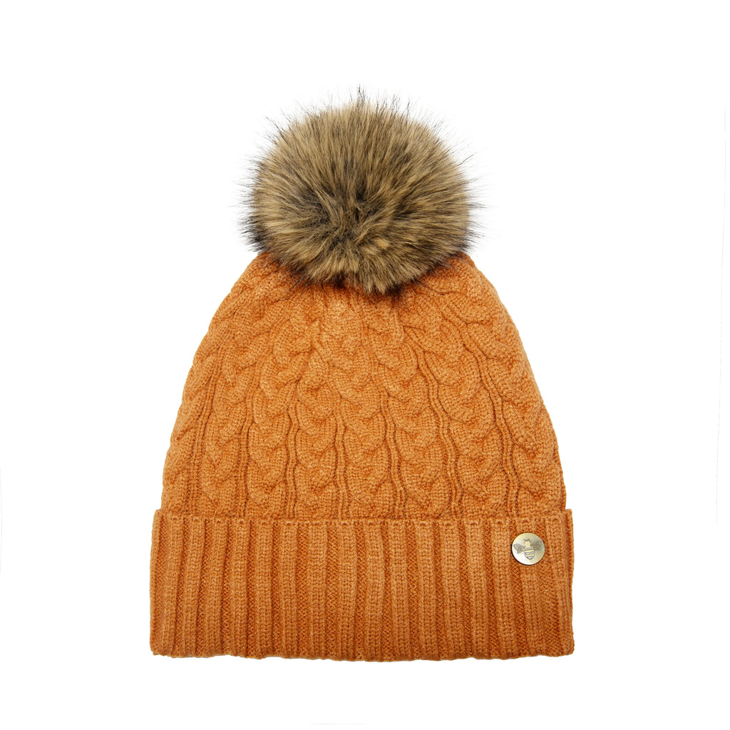 House of Celtic Cable Knit Hat - Cappucino Travel Outfitters