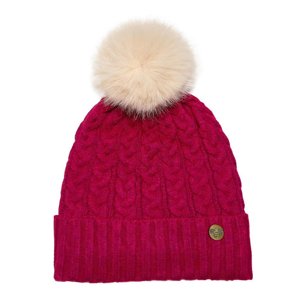 House of Celtic Cable Knit Hat - Grey Travel Outfitters