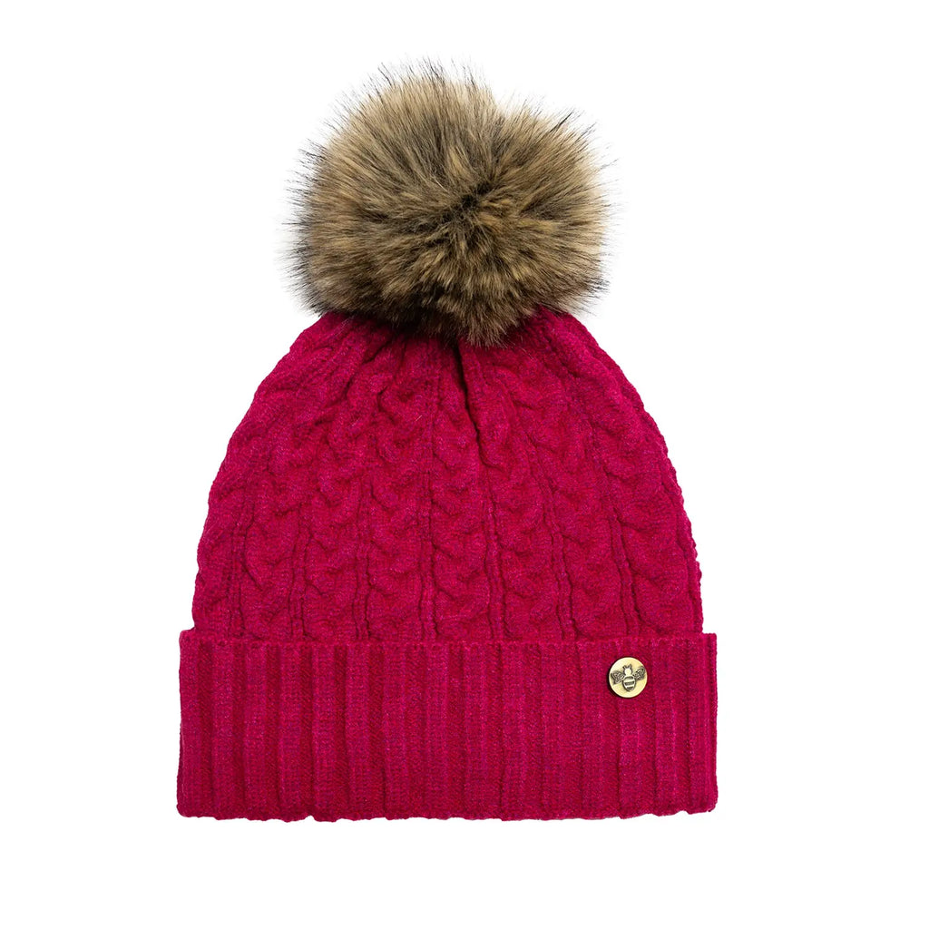 House of Celtic Cable Knit Hat - Grey Travel Outfitters