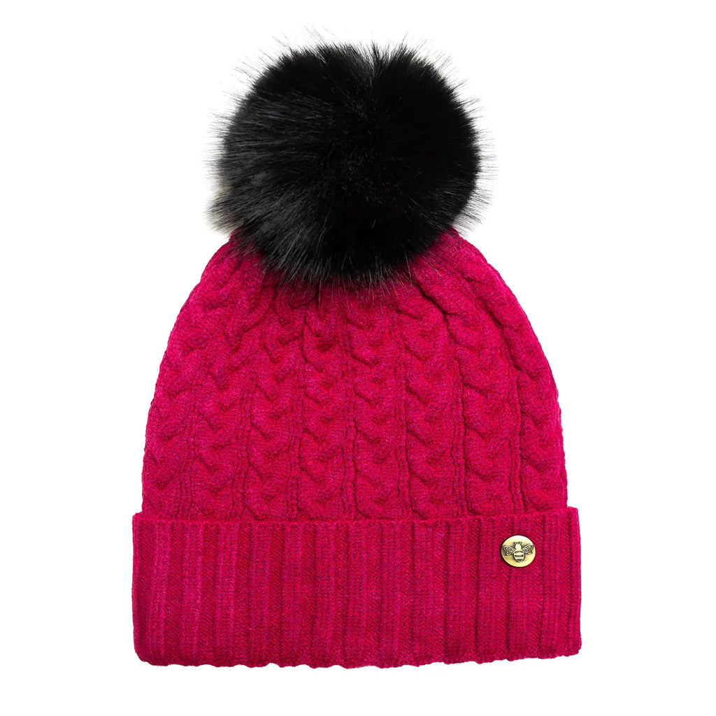 House of Celtic Cable Knit Hat - Grey Travel Outfitters