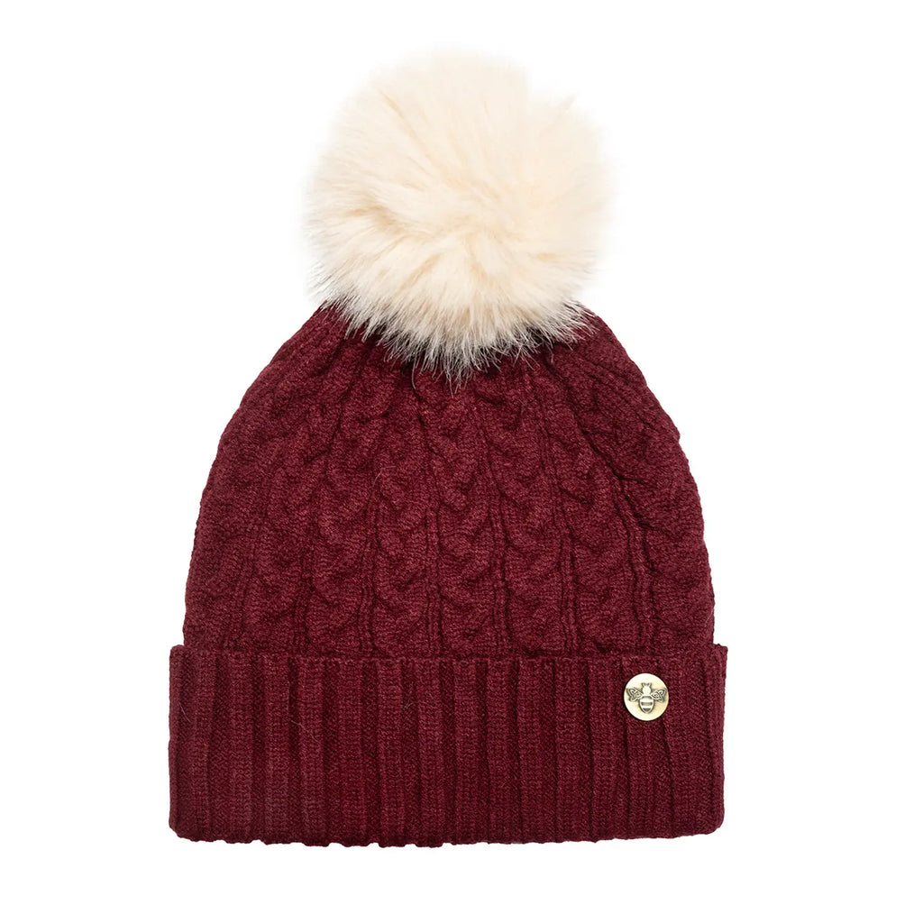 House of Celtic Cable Knit Hat - Wine Travel Outfitters