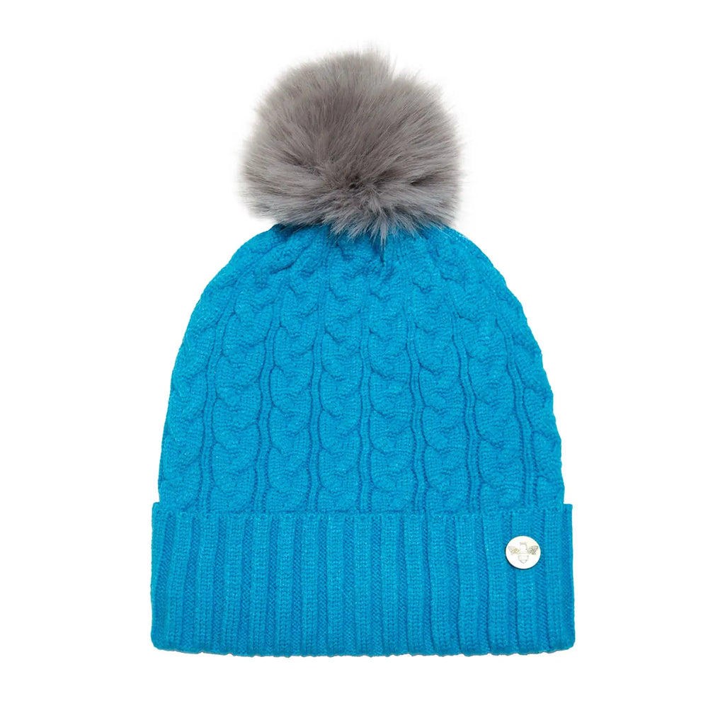 House of Celtic Cable Knit Hat - Grey Travel Outfitters