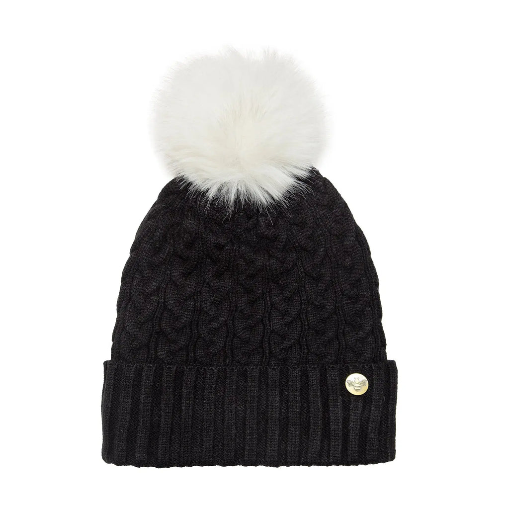 House of Celtic Cable Knit Hat - Black Travel Outfitters