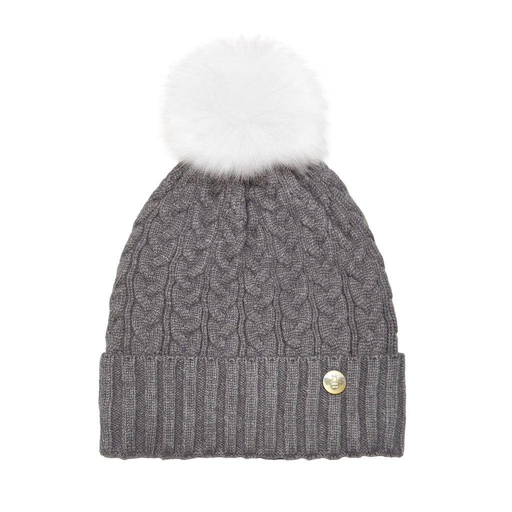 House of Celtic Cable Knit Hat - Grey Travel Outfitters