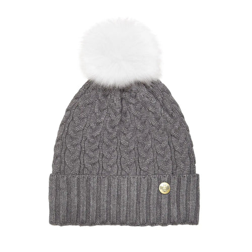 House of Celtic Cable Knit Hat - Grey Travel Outfitters