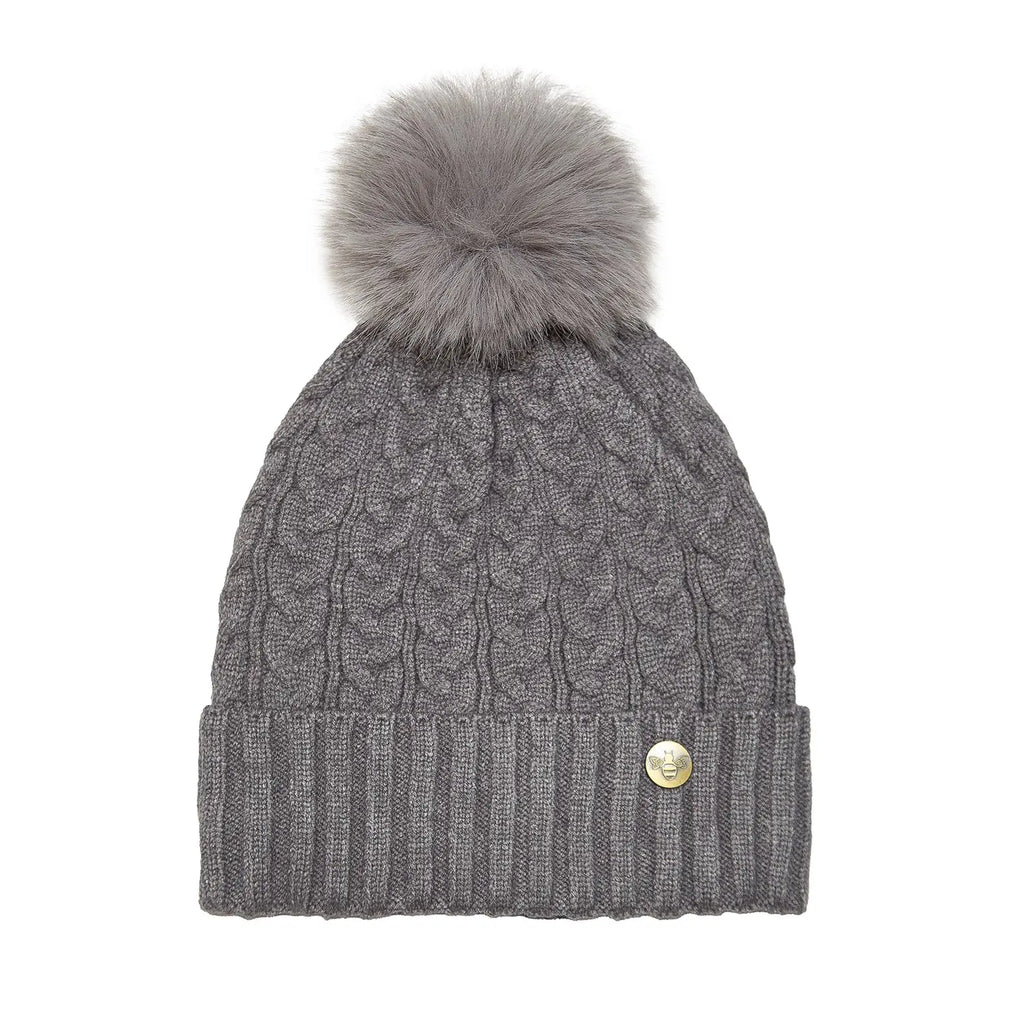 House of Celtic Cable Knit Hat - Grey Travel Outfitters