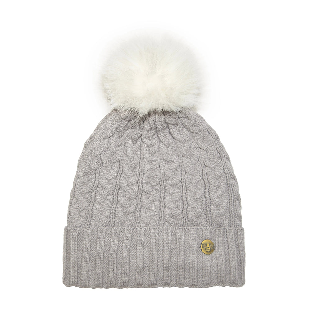 House of Celtic Cable Knit Hat - Grey Travel Outfitters