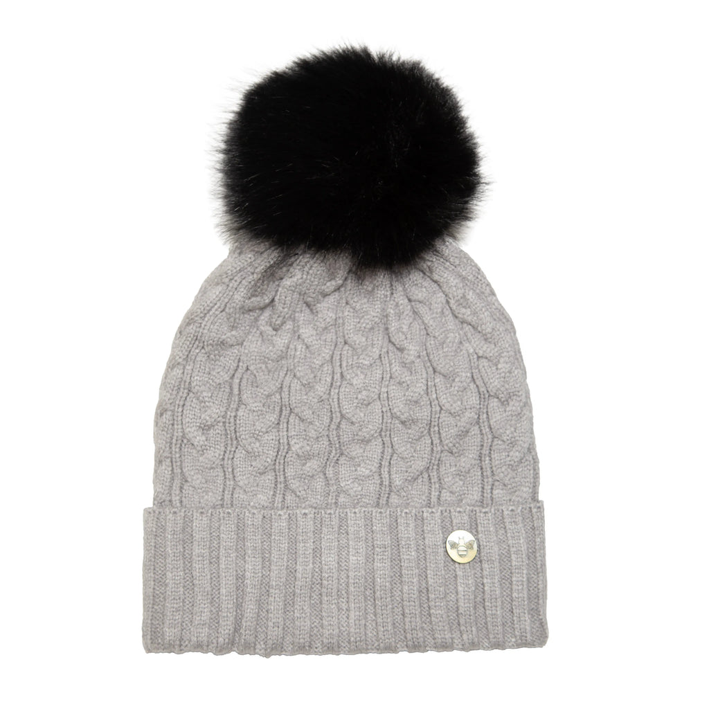 House of Celtic Cable Knit Hat - Grey Travel Outfitters