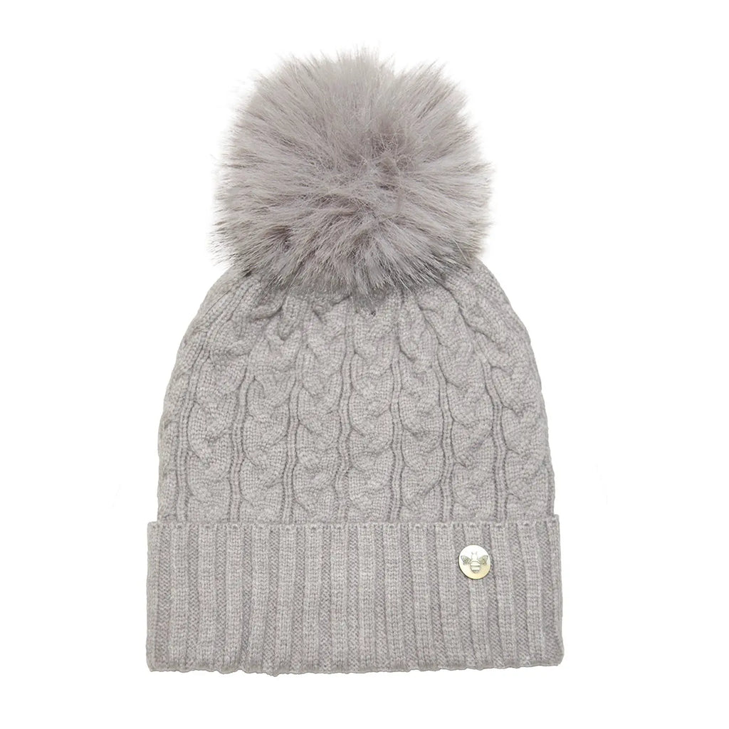 House of Celtic Cable Knit Hat - Grey Travel Outfitters