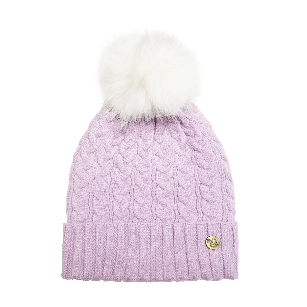 House of Celtic Cable Knit Hat - Lilac Travel Outfitters