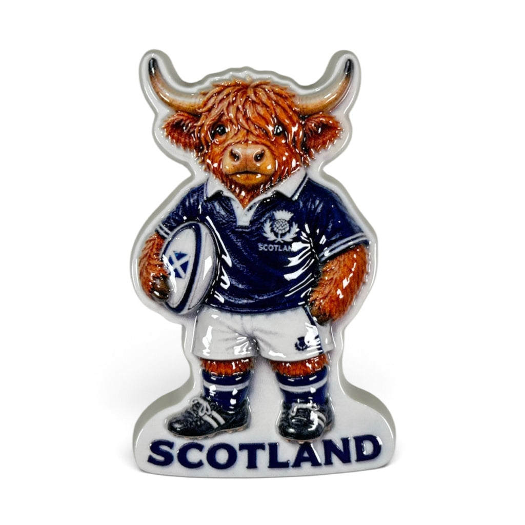 Scottish Rugby Highland Cow