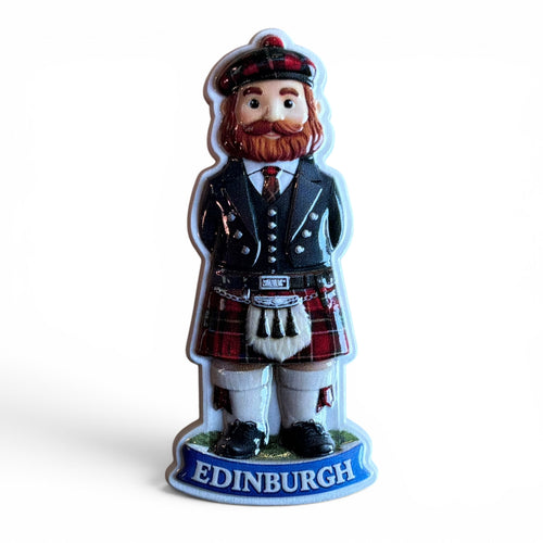 Edinburgh Piper Magnet