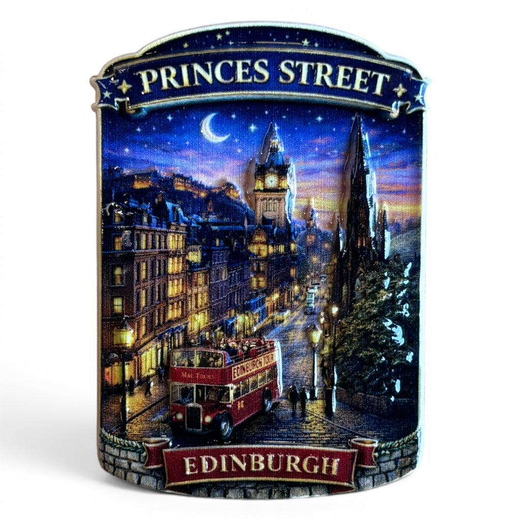 Princes Street Edinburgh Scenic Magnet