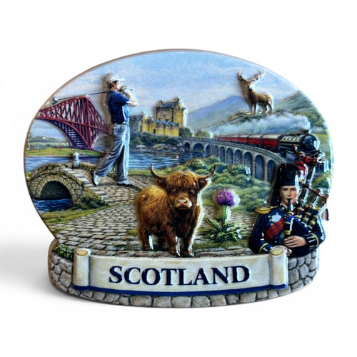 Scotland Icons Scenic Magnet