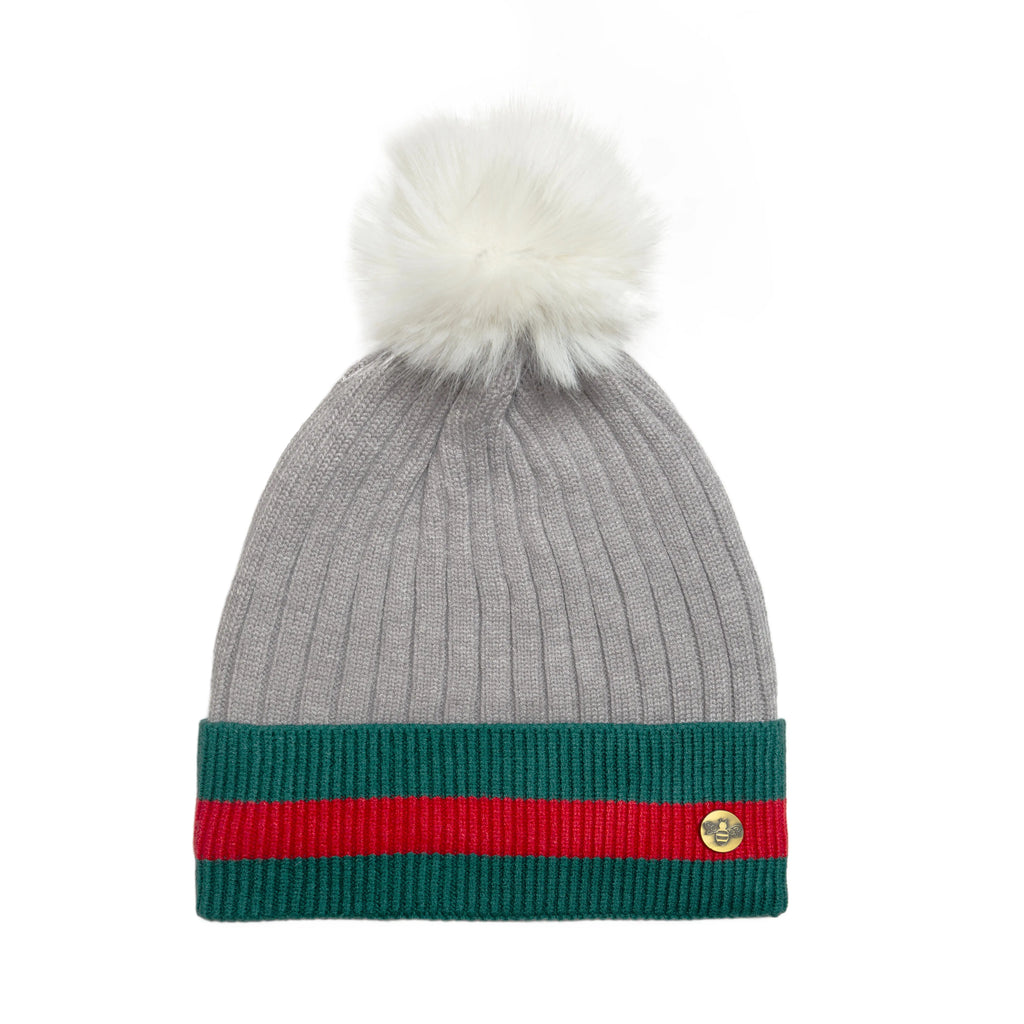 House of Celtic Bee Ribbed Knit Hat - SGS Travel Outfitters