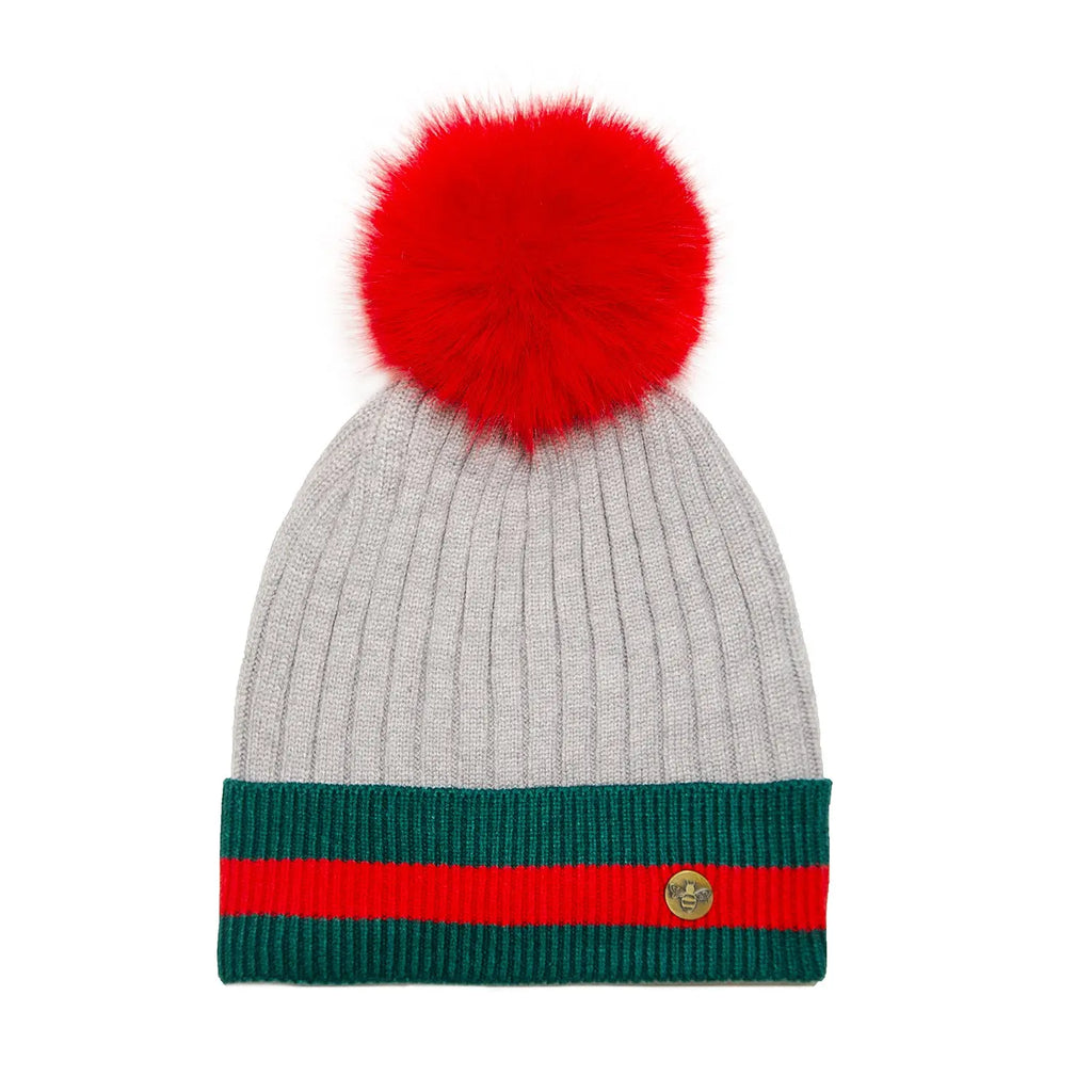House of Celtic Bee Ribbed Knit Hat - SGS Travel Outfitters