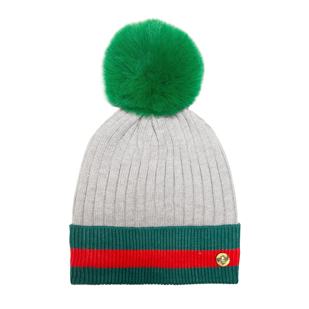 House of Celtic Bee Ribbed Knit Hat - SGS Travel Outfitters