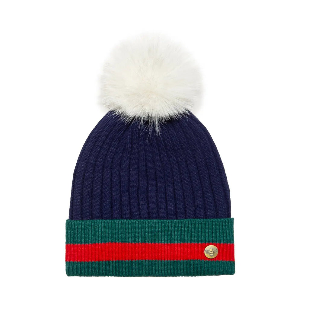 House of Celtic Bee Ribbed Knit Hat - NGN Travel Outfitters