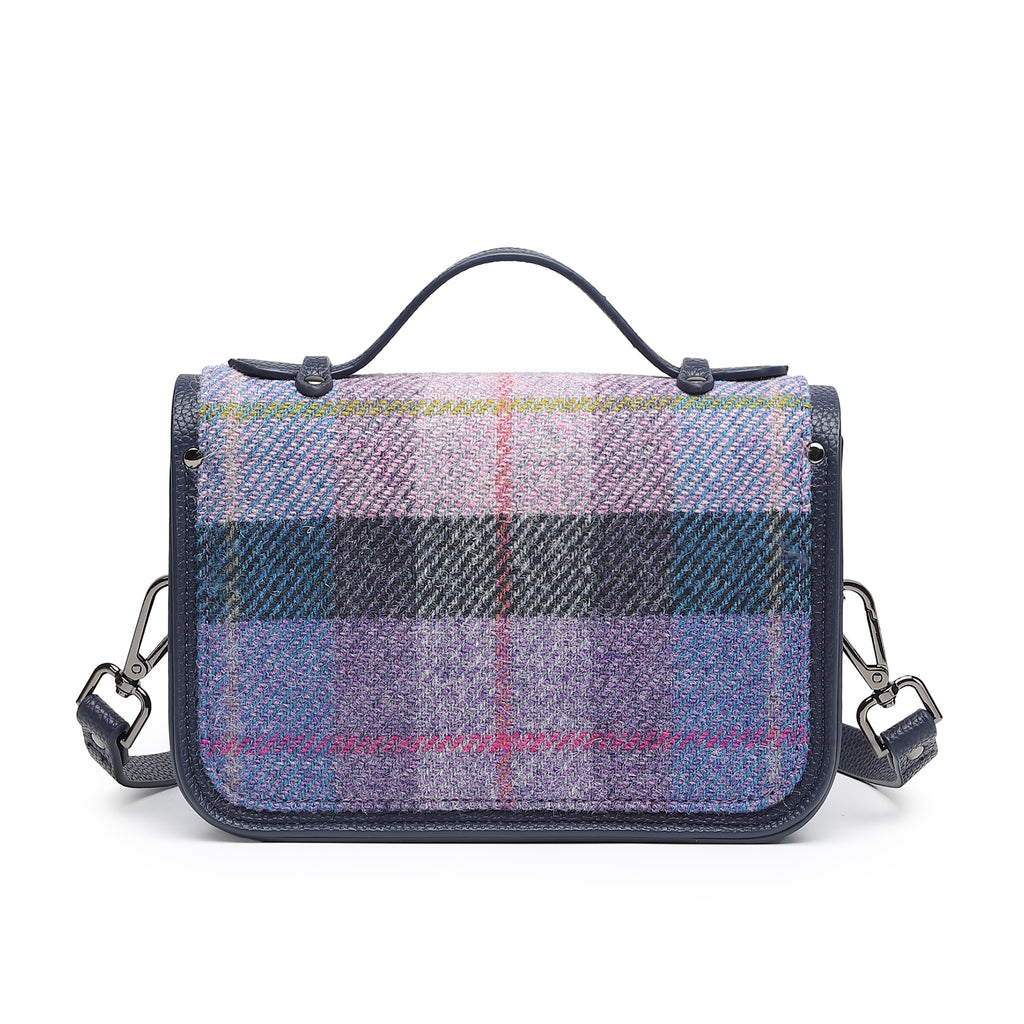 Harris Tweed Edinburgh Satchel Blue/Navy
