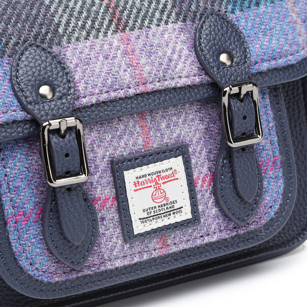 Harris Tweed Edinburgh Satchel Blue/Navy