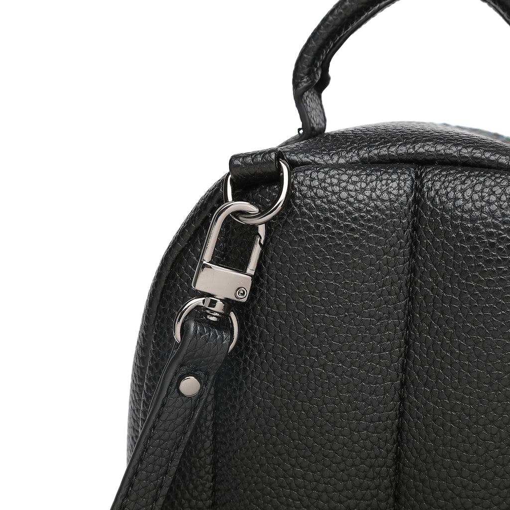 Harris Tweed Mini Backpack Green/Black